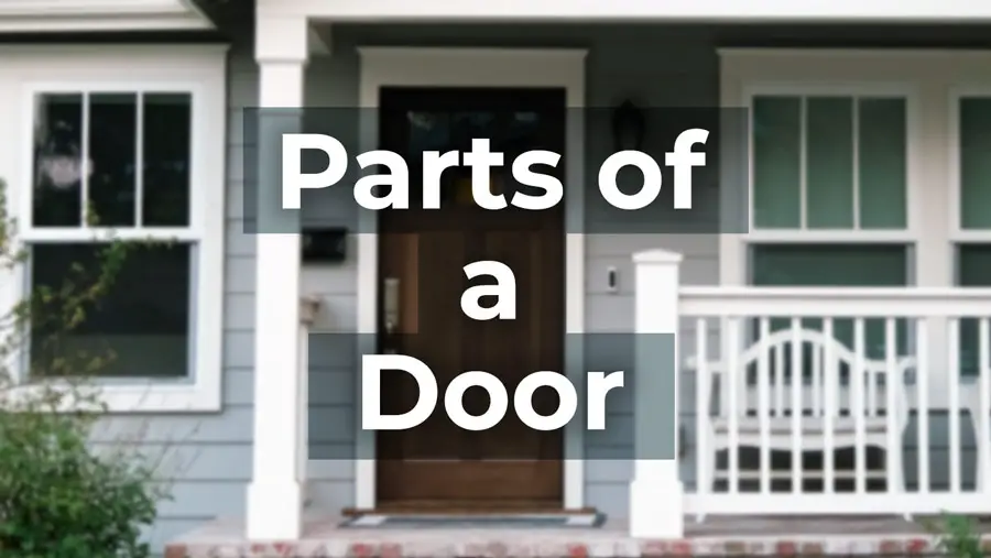 Parts of a door