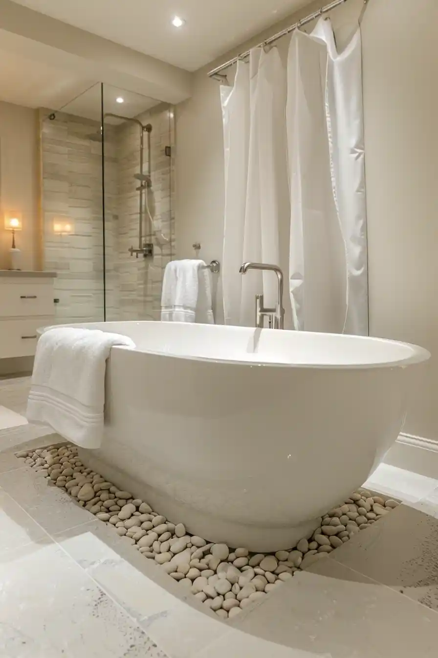Luxurious White Spa Bathrooms 2