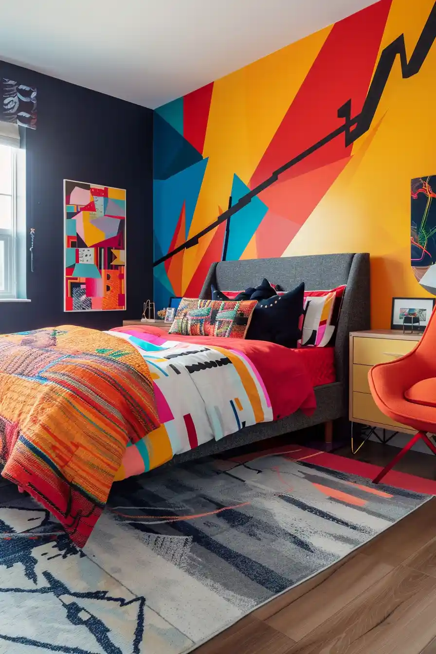 Multicolor Bedroom 1