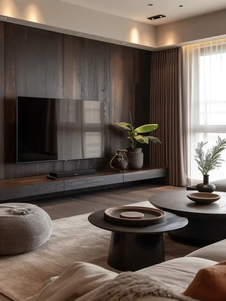 Showcase Natural Beauty Wood Accent Wall for Your TV 2