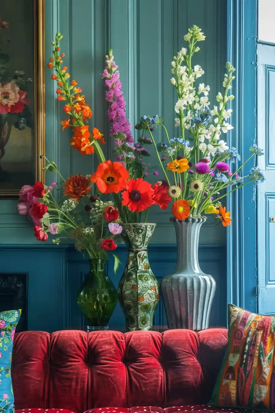 Use Eccentric Vases as Living Room Decor